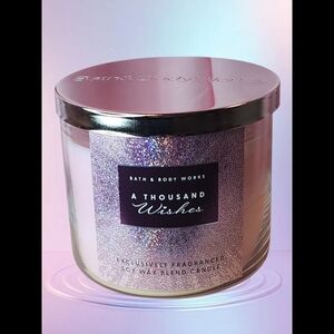 Bath & Body Works A Thousand Wishes 3-Wick Candle - Purple